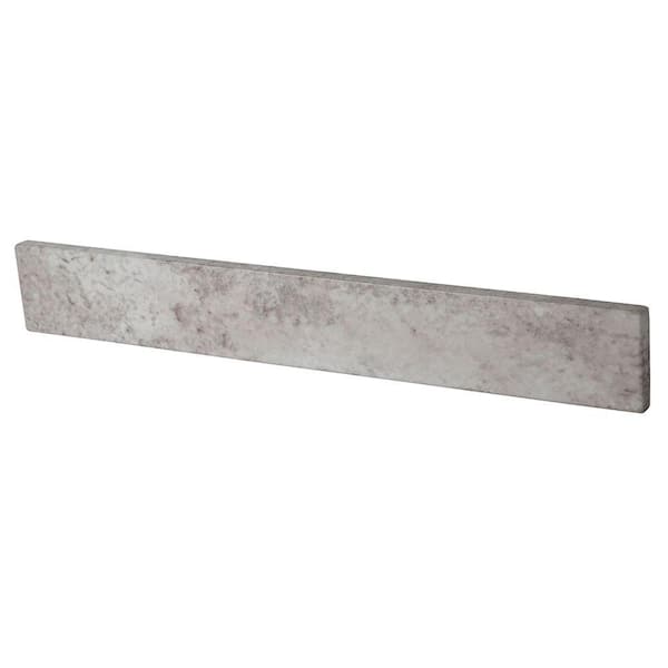 Home Decorators Collection 21 in. W Cultured Marble Vanity Sidesplash in Winter Mist