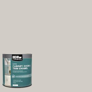 1 qt. #HDC-NT-20 Cotton Grey Satin Enamel Interior/Exterior Cabinet, Door & Trim Paint