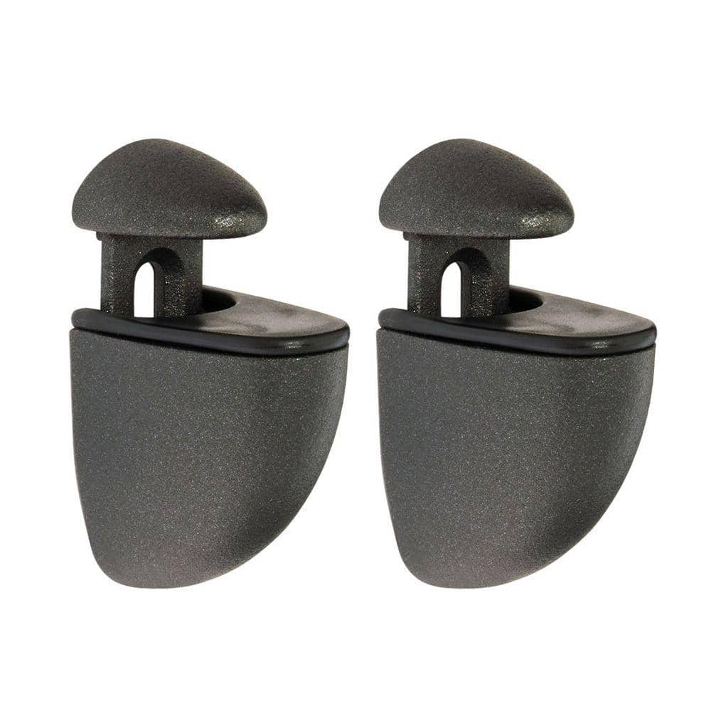 UPC 873214005020 product image for JAM 0.2 in.-0.79 in. Anthracite Adjustable Shelf Bracket (2-Pack) | upcitemdb.com