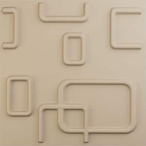 11-7/8 in. W x 11-7/8 in. H Oslo EnduraWall Decorative 3D Wall Panel, Smokey Beige (Covers 0.98 Sq.Ft.)