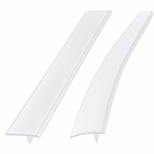 2-Pack 21 in. L Cleat Silicone Stove Counter Gap Cover, Stove Gap Filler, Heat Resistant Gap Guards, Dishwasher Safe