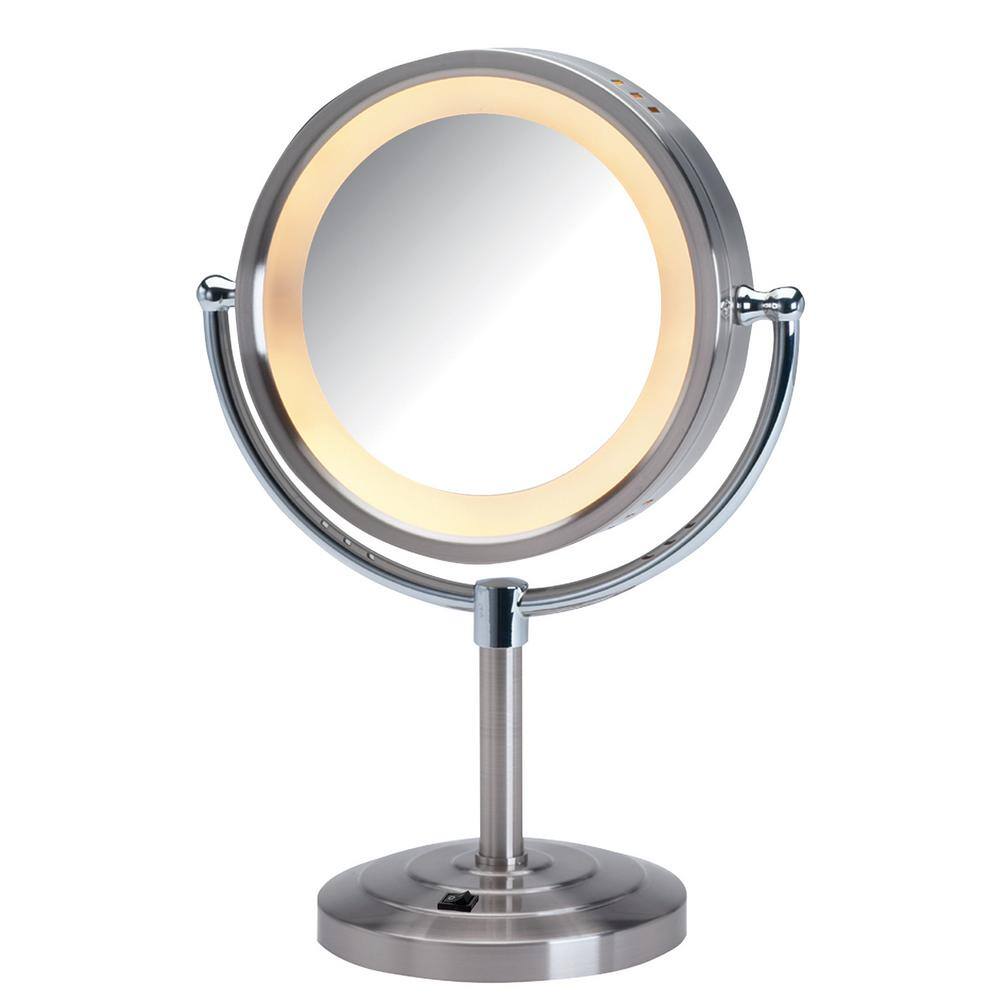 jerdon 10x lighted makeup mirror