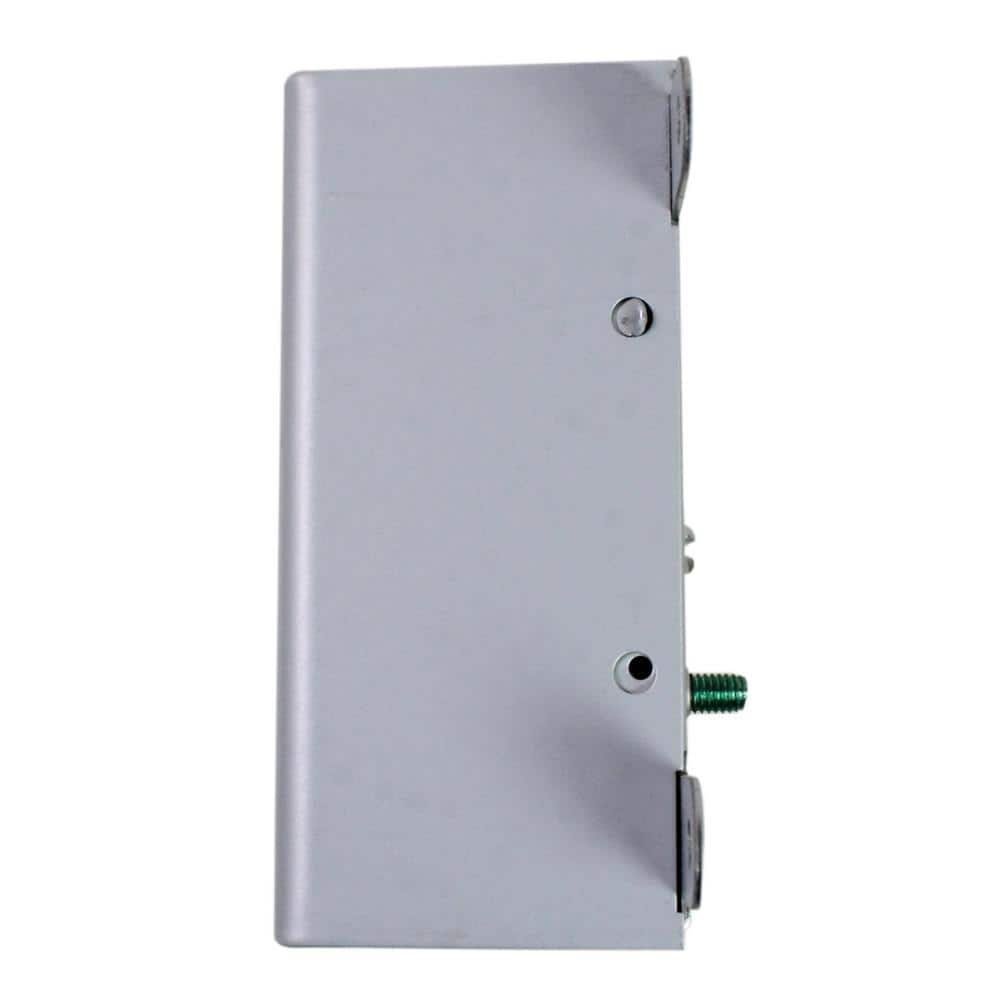 White Programmable Digital Thermostat with Firestat for Single-Stage Heating & Cooling