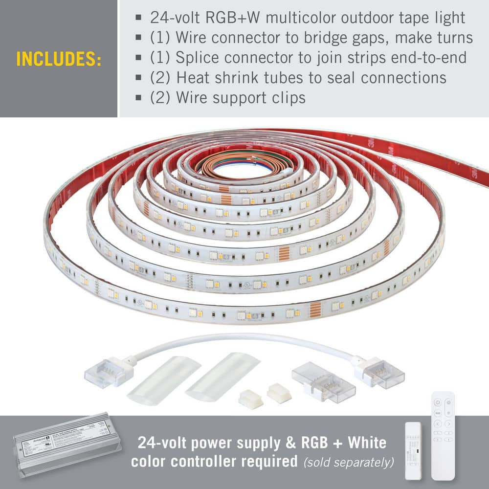 RibbonFlex Pro 32.8 ft Multicolor Outdoor LED Tape Light