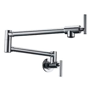Braccia Series 24 in. Wall Mounted Potfiller in Polished Chrome
