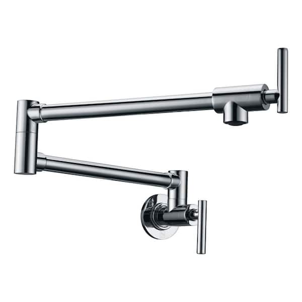 ANZZI Braccia Series 24 in. Wall Mounted Potfiller in Polished Chrome