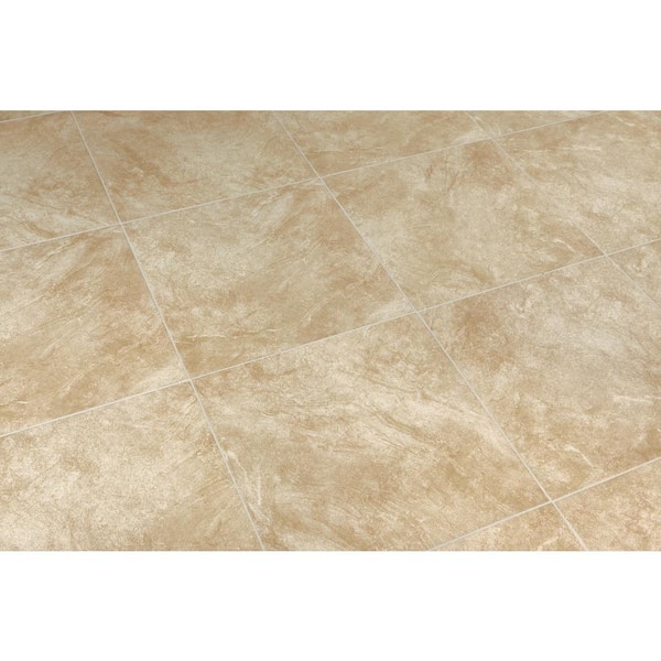 Daltile Portland Stone Beige 18 In X 18 In Glazed Ceramic Floor And Wall Tile 348 8 Sq Ft Pallet Pt011818hdpl1pv The Home Depot