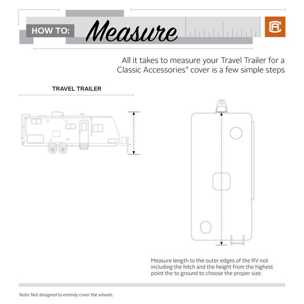 Classic Accessories PolyPro III 30 to 33 ft. Travel Trailer Cover Classic Accessories PolyPro III 30 to 33 ft. Travel Trailer Cover