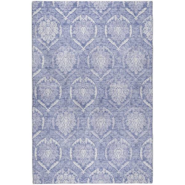 Dream Shag Premium Machine Washable Abstract ADS810 Sky 5 ft. x 7 ft. 6 in. Area Rug