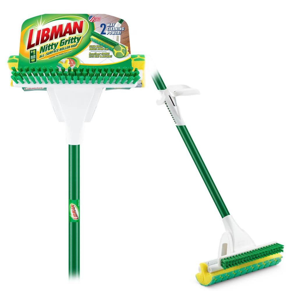 Nitty Gritty Roller Sponge Mop with Scrub Brush (4-Pack) price history on PriceWatchPro