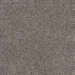 Topaz II - Creekside - Gray 55 oz. SD Polyester Texture Installed Carpet