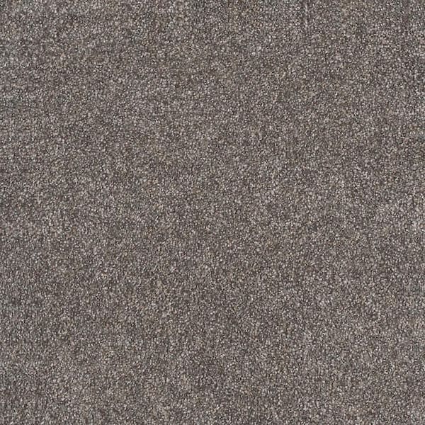 Home Decorators Collection Topaz II - Creekside - Gray 55 oz. SD Polyester Texture Installed Carpet