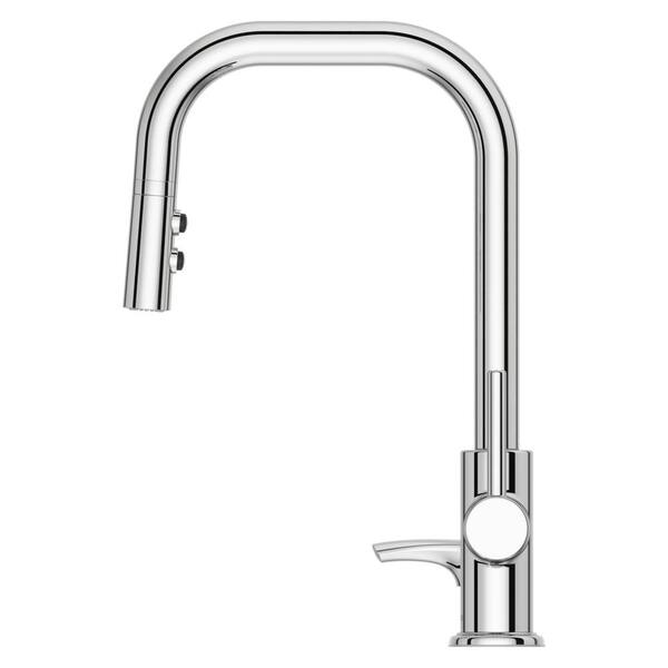 Pfister Zanna Single-Handle Pull-Down Sprayer Kitchen Faucet Stainless Steel 