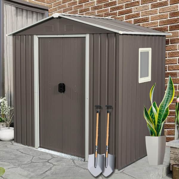 6 ft. x 5 ft. Metal Shed with Window (30 sq. ft.)