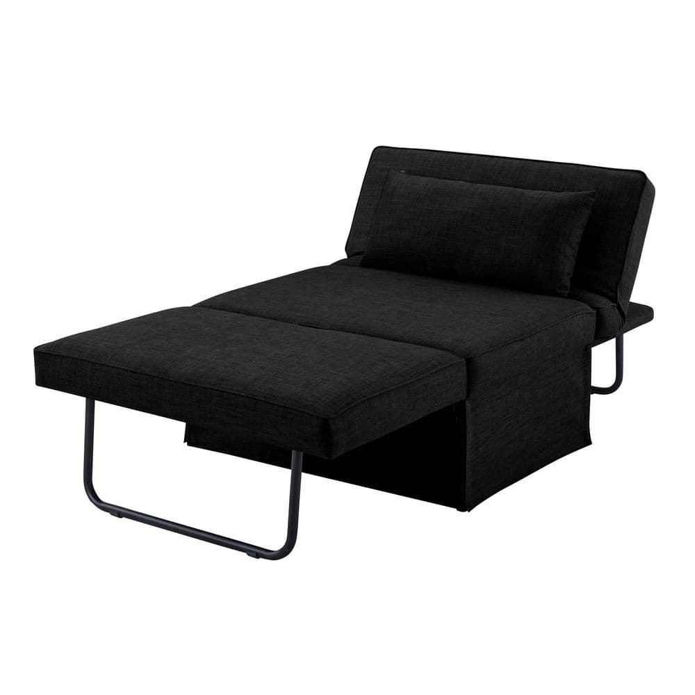 Relax A Lounger Relax A Lounger Marilyn Black Convertible Ottoman RC MOKOTU3001 The Home Depot