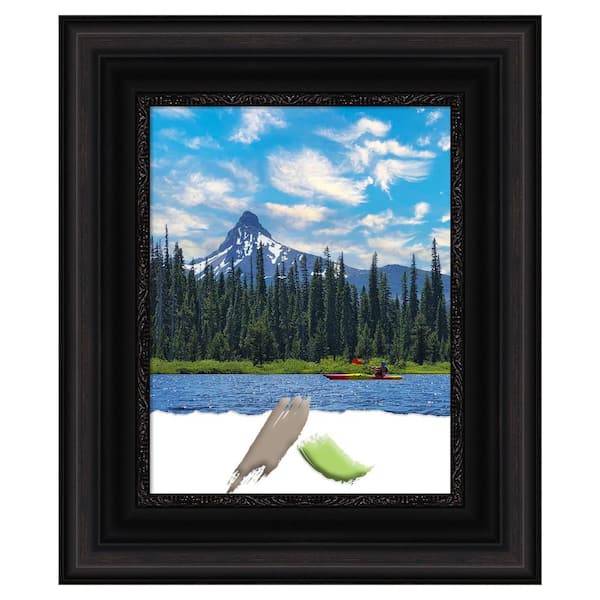 Amanti Art Parlor Black Picture Frame Opening Size 11x14 in.