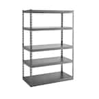 5-Tier Steel Garage Storage Shelving Unit with EZ Connect (48 in. W x 72 in. H x 24 in. D)