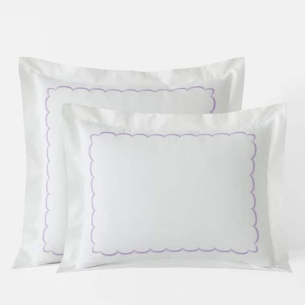 Company Cotton Scallop Percale Sham