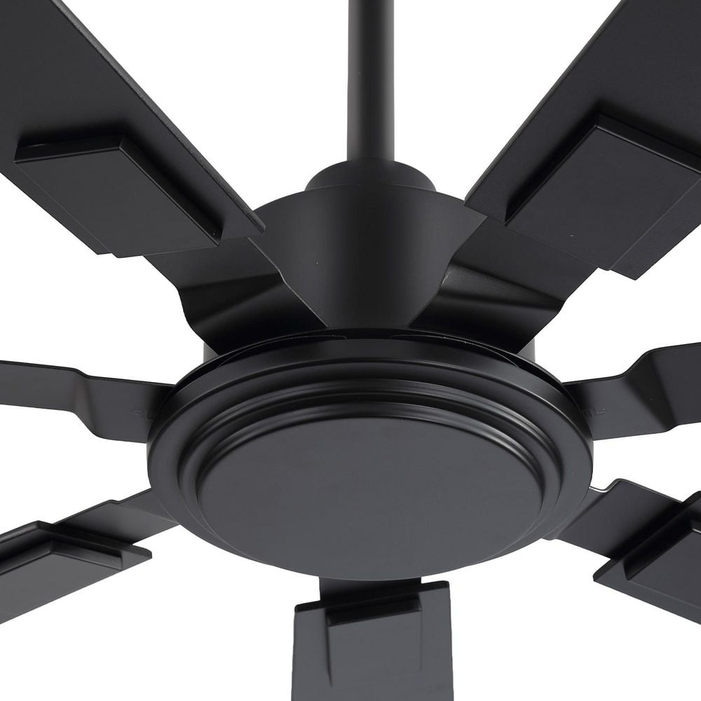 52 in. Standard Black Ceiling Fan Without Light,Remote Control & Quiet DC Motor, for Bedroom, Living Room,Downrod  Mount price history on PriceWatchPro