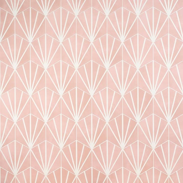 Ivy Hill Tile Eclipse Ray Blush 7.79 in. x 0.59 in. Matte Porcelain Floor and Wall Tile Sample