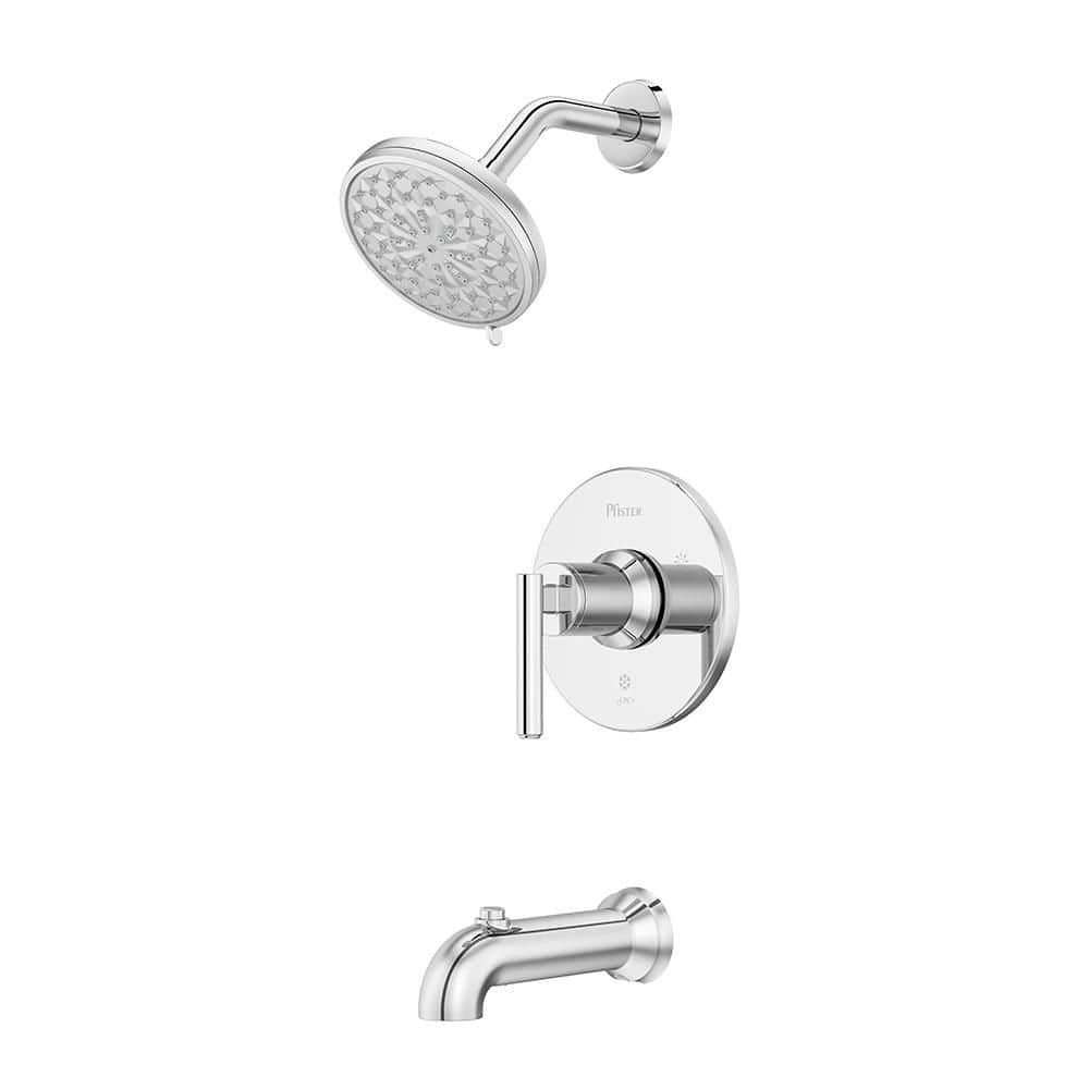 Capistrano 1-Handle Tub & Shower Trim Kit in Polished Chrome (Valve Not Included) price history on PriceWatchPro