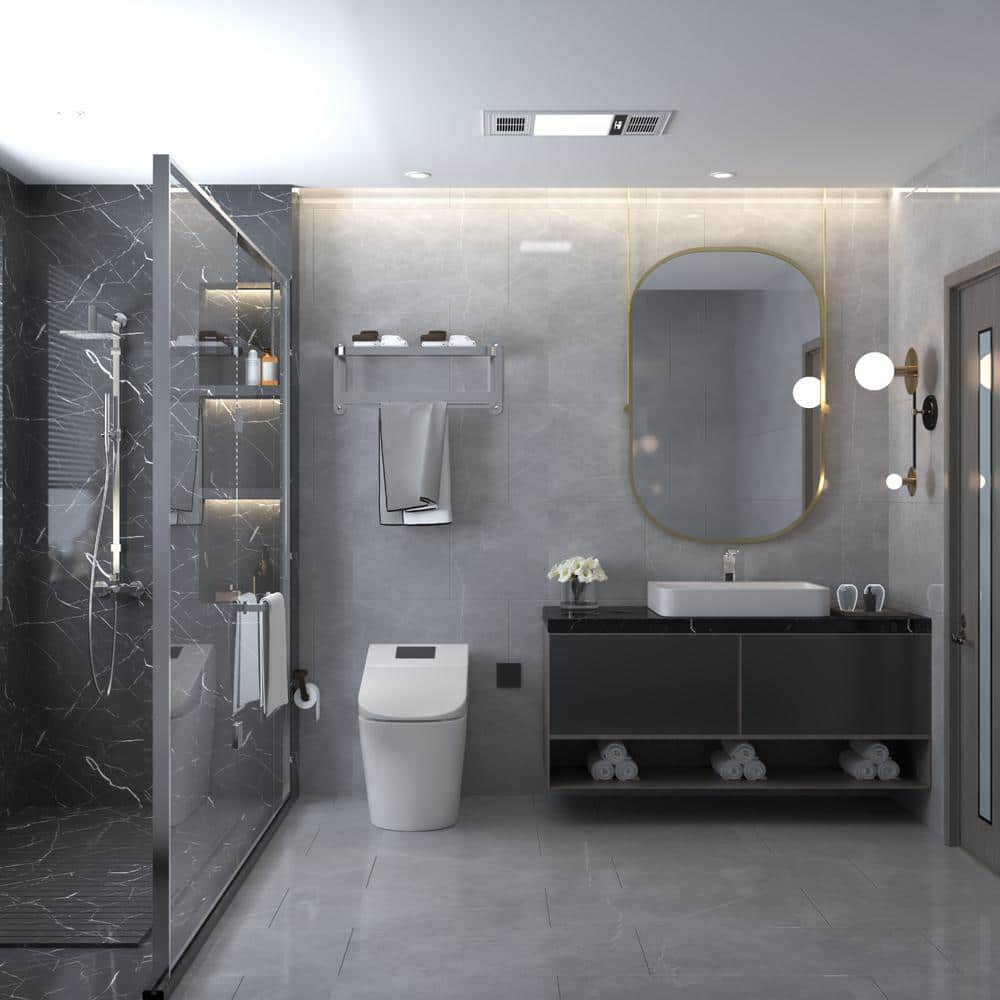 Polished Chrome Touchless Bathroom Faucet with Deck Plate