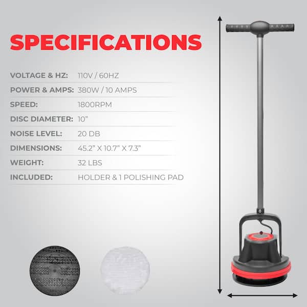 Oreck Orbiter Floor Machine Drive Pad Holder - 10 Oreck Orbiter Floor Machine Drive Pad Holder - 10
