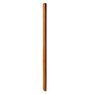 2 in. x 2 in. x 42 in. Pressure-Treated Cedar-Tone Southern Yellow Pine Wood Mitered 1-End B1E Baluster (16-Pack)