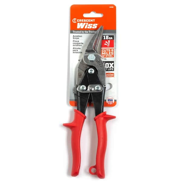 Crescent - Wiss 9-3/4 in. Compound Action Straight and Left Cut Aviation Snips