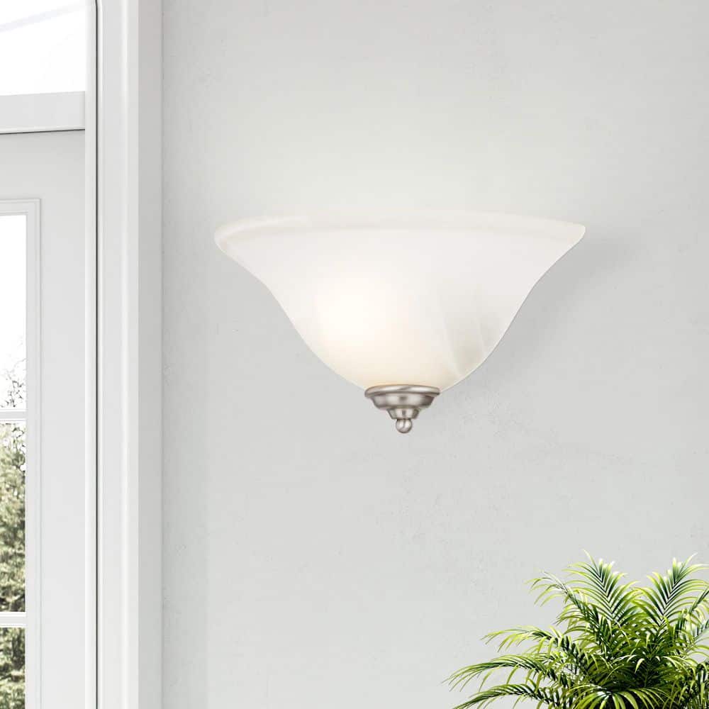 Garrett 1 Light Brushed Nickel Wall Sconce price history on PriceWatchPro