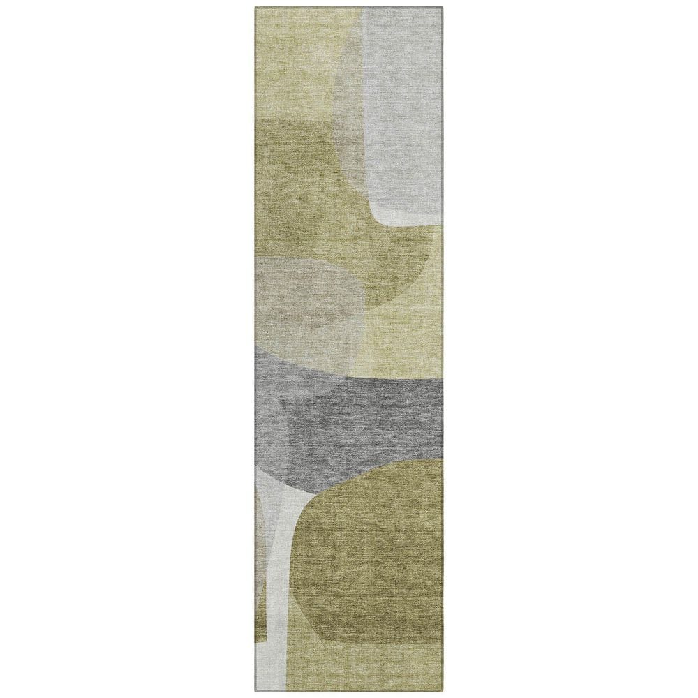 Chantille Machine Washable Indoor/Outdoor Abstract ACN2121 Fern 2 ft. 3 in. x 7 ft. 6 in. Runner Rug price history on PriceWatchPro