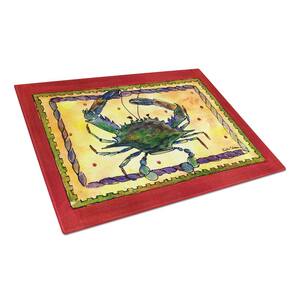 Crab Tempered Glass Large Cutting Board