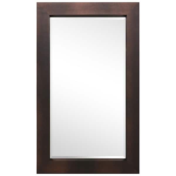 Oversized Rectangle Bronze Hooks Modern Mirror (80 in. H x 48 in. W)