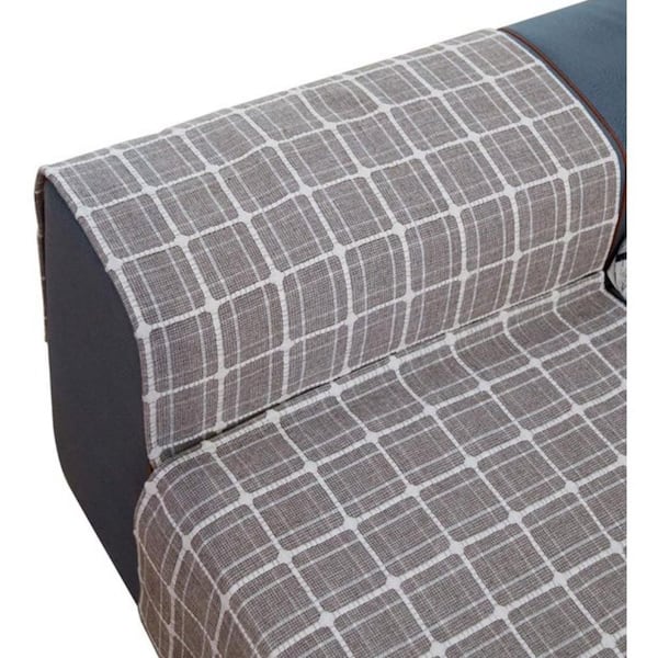 Shatex 36 in. x 70 in. Light Brown Geometric Sofa Slipcover for Couch CoverSofa, Loveseat, Recliner and Chair