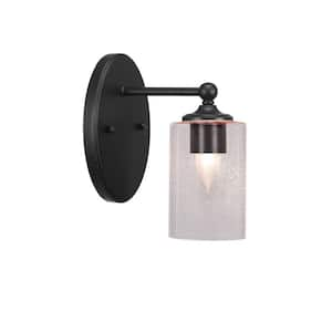 Royale 1-Light Matte Black Wall Sconce 5R911MB4062 - The Home Depot