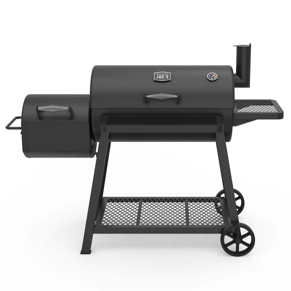 ４シーズン8人用　耐暴風雨構造　米国ハンター御用達　Cabela's OKLAHOMA JOE'S Laredo Series 1100 Charcoal Barrel Grill 26302352