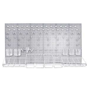 PEGBOARD NOT INCLUDED ** FAST SHIPPING** Clear Plastic Peg Board Tray Holder 