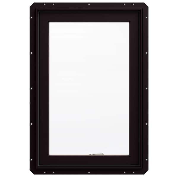 JELD-WEN 24 in. x 48 in. W-5500 Left-Hand Casement Wood Clad Window
