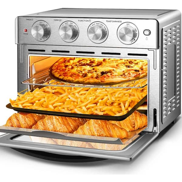 30L 1700W 26 qt. Air Fryer Oven Countertop Toaster Oven 3-Rack Levels ...