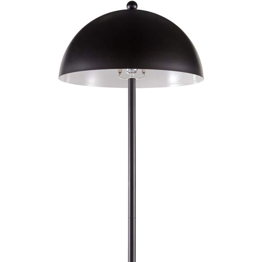 Jemma 59'' Black Iron Floor Lamp