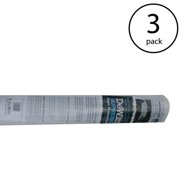 Supreme 50 ft. x 6 ft. Plant Frost Protection Winterize Freeze Blanket (3-Pack)