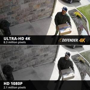 Vision Ultra HD 4K (8MP) 8 Channel 1TB DVR Wired Security Camera System with Remote Viewing and 8 Cameras