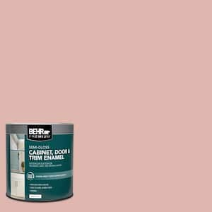 1 qt. #S160-2 Pink Quartz Semi-Gloss Enamel Interior/Exterior Cabinet, Door & Trim Paint