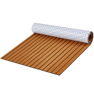 Boat Flooring, EVA Foam Boat Decking 94.5 in. x 35.4 in. Non-Slip Self-Adhesive Flooring, 23.2 sq. ft. Marine Carpet