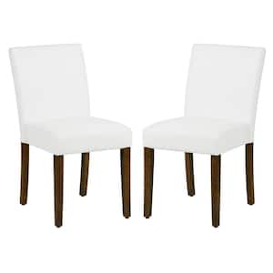 Lowe White Upholstered Dining Chairs(Set of 2)