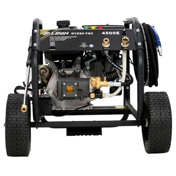 Hydro Pro Series 4,500 psi 4.0 GPM AR Tri-Plex Pump Electric Gas Pressure Washer 
