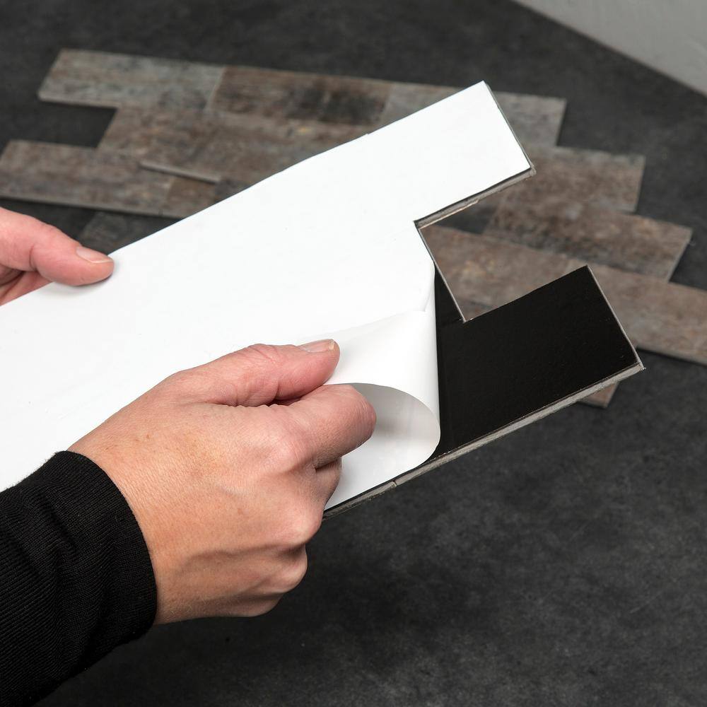 Ancient Cork Peel and Stick Composite Wall Tile