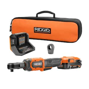 18V Brushless Cordless 3/8 in. Ratchet Kit with 2.0 Ah Battery and Charger and Protective Boot