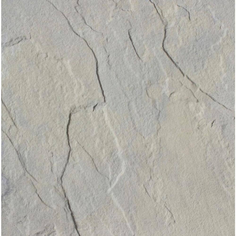 Nantucket Pavers Yorkstone 24 in. x 24 in. Gray Variegated Concrete