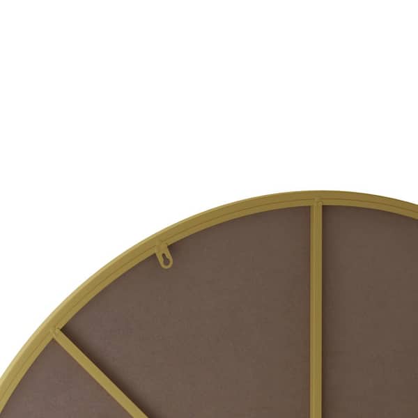 FAMYYT 42 in. W x 42 in. H Round Metal Framed Wall Bathroom